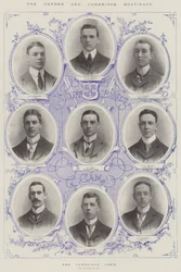 La gara di canottaggio Oxford e Cambridge, l